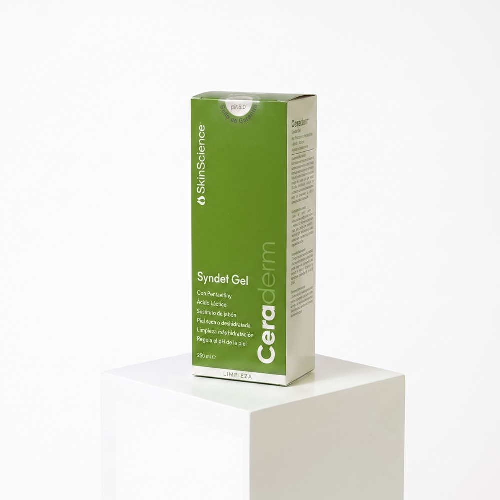 Ceraderm Syndet Gel · Sustituto de jabón